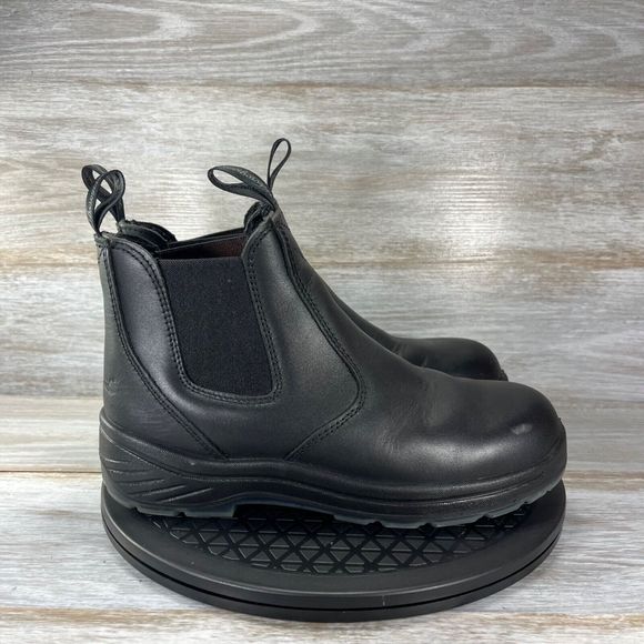 Thorogood Women’s 804-6134 Leather Comp Safety Toe Station Black Boot Size 9 - Picture 3 of 10